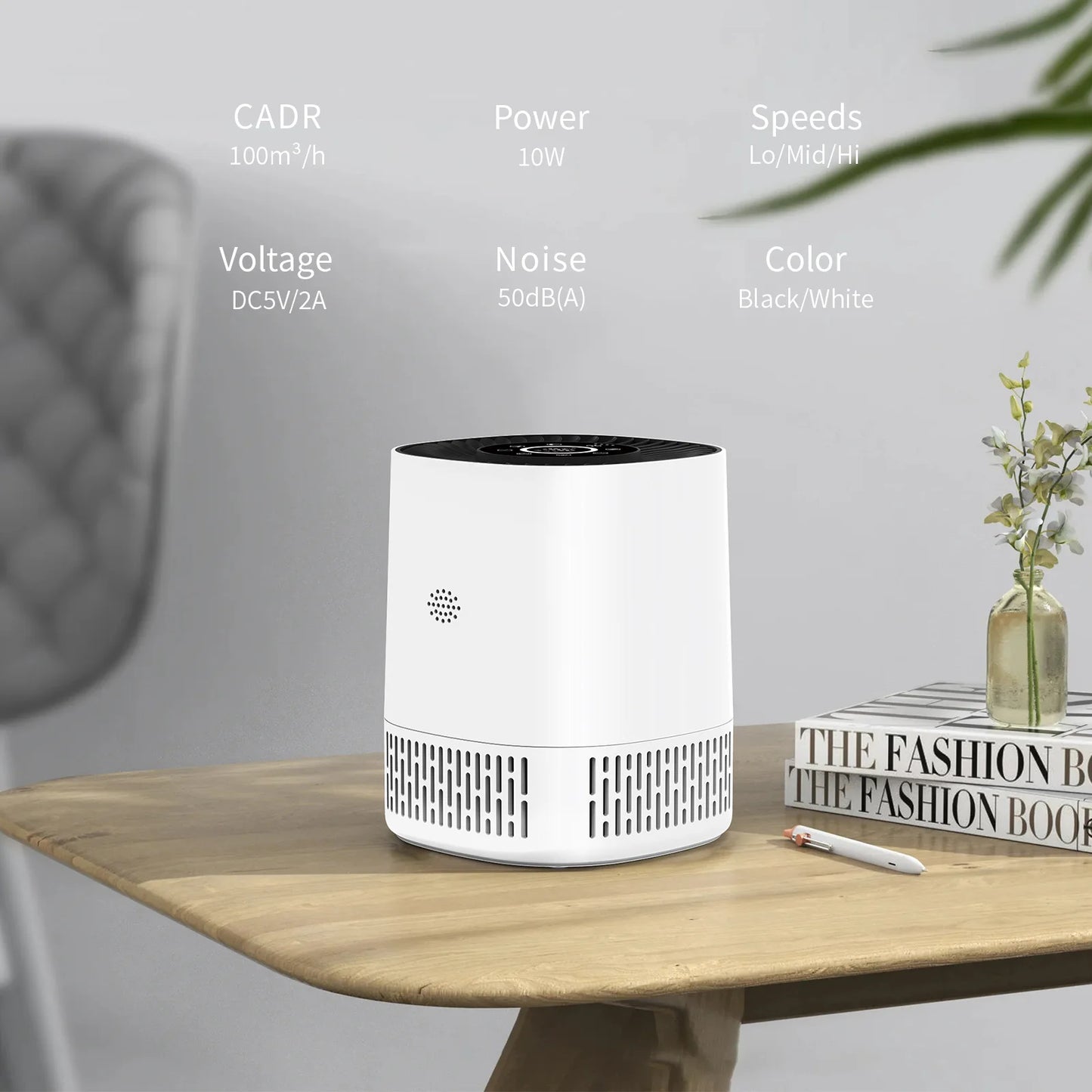 Purificateur d'air pour animaux domestiques – Élimine les odeurs, les allergènes et les poils d'animaux